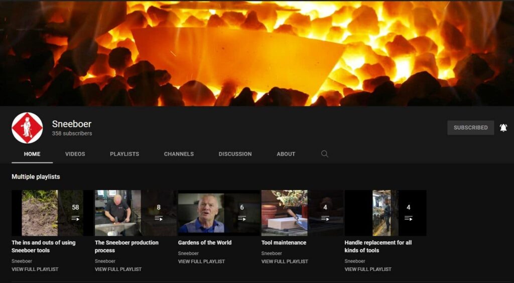 Het Sneeboer Youtube kanaal!